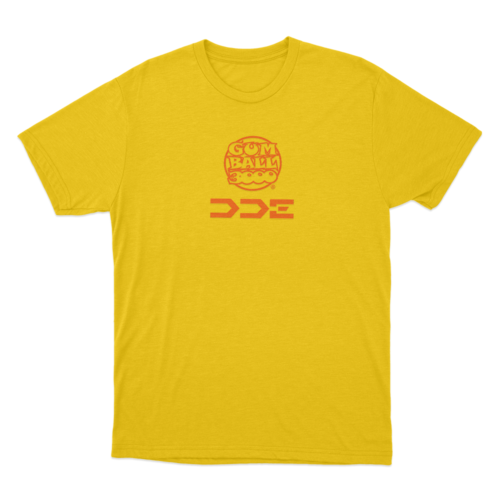 DDE Gumball 3000 Unisex T Shirt Yellow DDE Gumball 3000 Unisex T Shirt Yellow