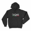 DDE logo Unisex Hoodie Black