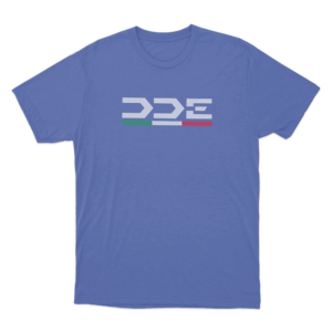 DDE logo Unisex T Shirt Blue