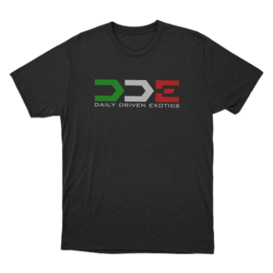 Daily Driven Exotics Logo Unisex T Shirt Black