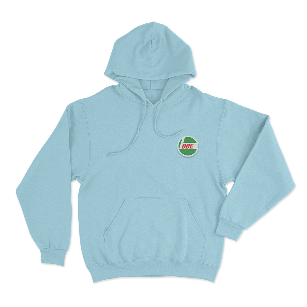Dde Gas Station Logo Unisex Hoodie Sky Blue Dde Gas Station Logo Unisex Hoodie Sky Blue