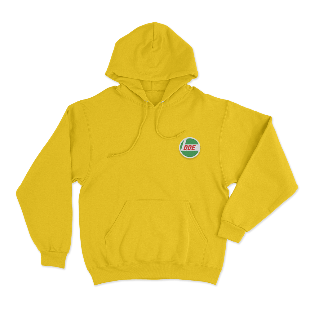 Dde Gas Station Logo Unisex Hoodie Yellow Dde Gas Station Logo Unisex Hoodie Yellow