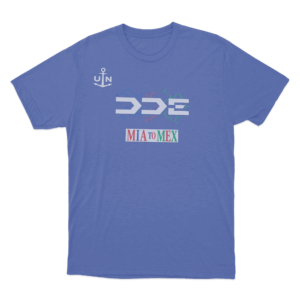 Mia To Mex DDE Unisex T Shirt Blue