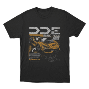 SCV12 Tour Unisex T Shirt Black